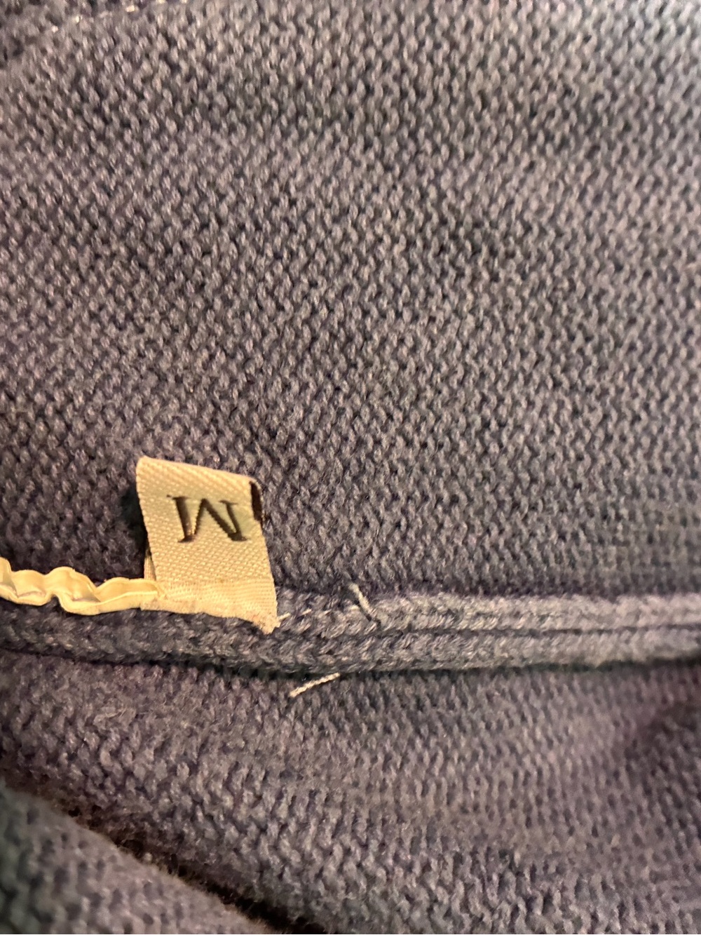 Prada Blue Denim & Gray Knit Zip Jacket - Picture 11 of 11